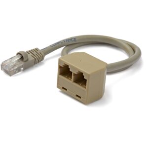 StarTech.com to-1 RJ45 Splitter Cable Adapter - F/M