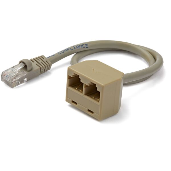 6855497 StarTech.com to-1 RJ45 Splitter Cable Adapter - F/M