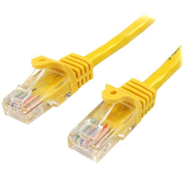 StarTech.com 5m Yellow Snagless Cat5e Patch Cabl