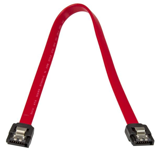 StarTech.com 12in Latching Serial Ata SATA Cable