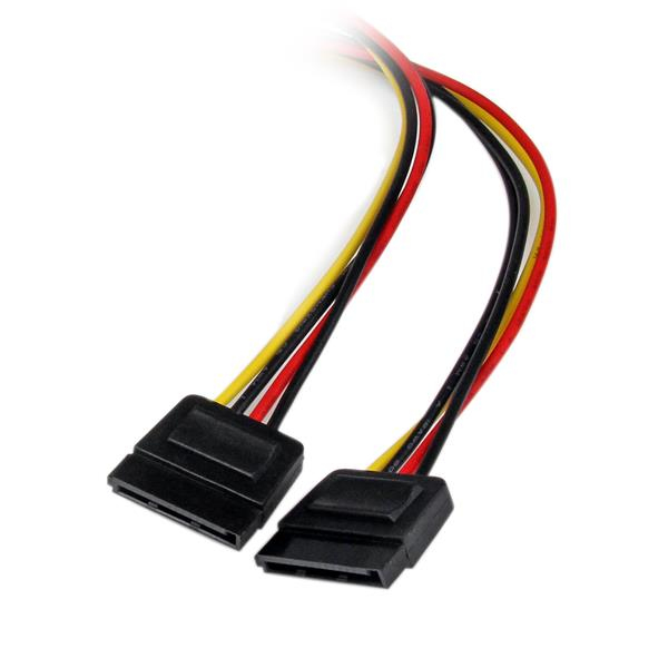 StarTech.com 12 LP4 To 2x SATA Power Y Cable Adapter