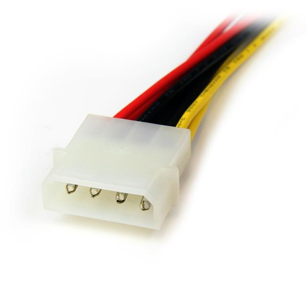 StarTech.com 12 LP4 To 2x SATA Power Y Cable Adapter