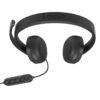 Lenovo VoIP Headset 5000 Auriculares Alámbrico Diadema Oficina/Centro de llamadas USB Tipo C Negro