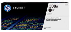HP 508A Black Lj Toner CART-CF360A. HP 508A Black Lj Toner CART-CF360A.