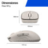 HP 400 Quiet Blue Wireless Mouse Us