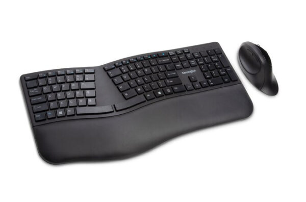 Kensington Teclado y ratón inalámbricos Pro Fit® Ergo (negro)