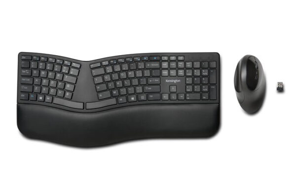Kensington Teclado y ratón inalámbricos Pro Fit® Ergo (negro)