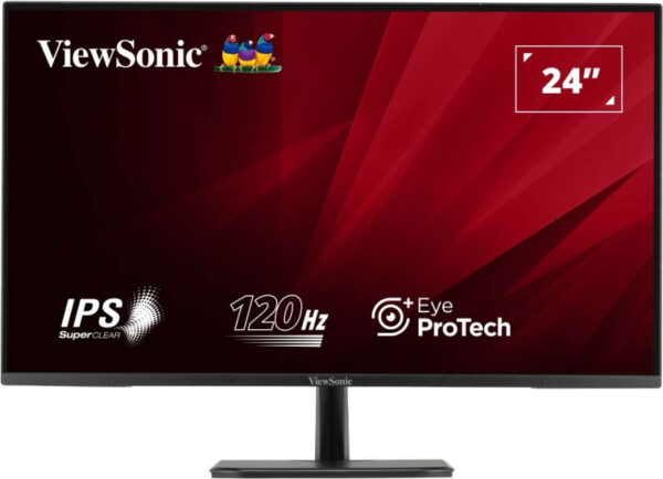 Viewsonic VA2456A-MHD pantalla para PC 61 cm (24") 1920 x 1080 Pixeles Full HD LED Negro