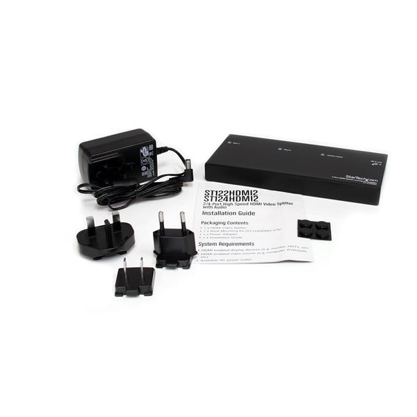 StarTech.com 2 Port HDMI Video Splitter & Amplifier