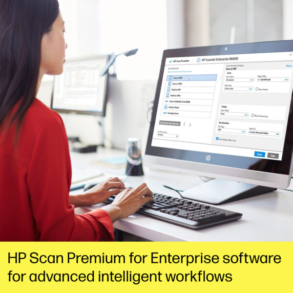 HP Scanjet Enterprise Flow N6600 fnw1 Flatb