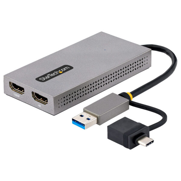 StarTech.com USB To Dual HDMI Adapter 4K30Hz + 1 StarTech.com USB To Dual HDMI Adapter 4K30Hz + 1