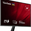 Viewsonic VA2456A-MHD pantalla para PC 61 cm (24") 1920 x 1080 Pixeles Full HD LED Negro