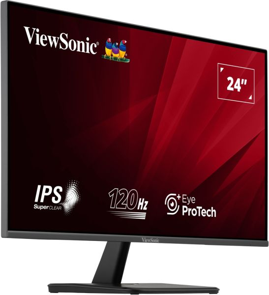 Viewsonic VA2456A-MHD pantalla para PC 61 cm (24") 1920 x 1080 Pixeles Full HD LED Negro