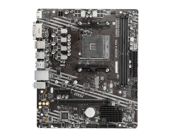 MSI Tarjeta Madre A520M A Pro AM4 DDR4