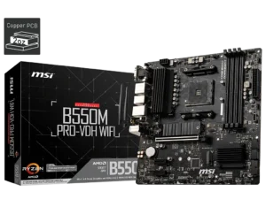 MSI Tarjeta Madre B550M Pro VDH WiFi AM4 DDR4