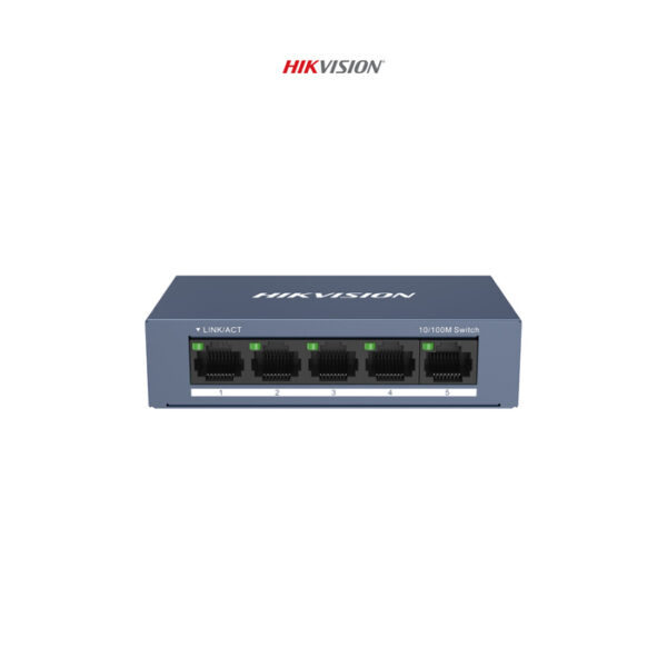 Switch 10/100 5P DS-3E0105-O/METÁLICO Hikvision