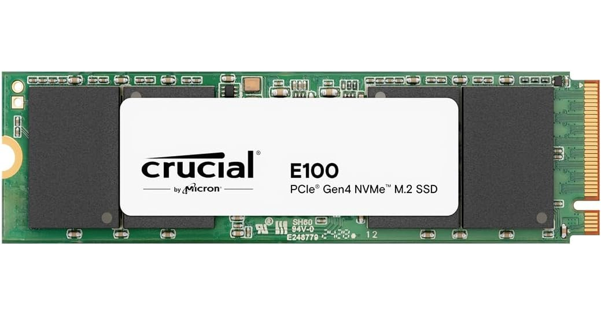 SSD M.2 480G/M.2 2280/NVME Gen 4 E100/ 5000MB/ 4500MB Crucial