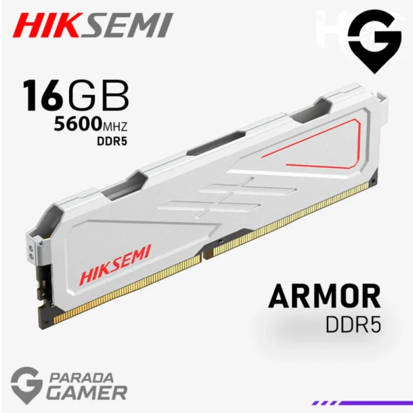 Memoria RAM DDR5 5600 MHZ16GB Armor White Gamer