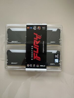 Memoria RAM DDR4 3600MHz 16GB Fury Beast RGB