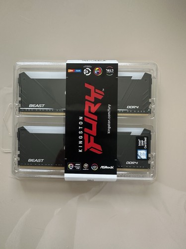 Memoria RAM DDR4 3600MHz 16GB Fury Beast RGB