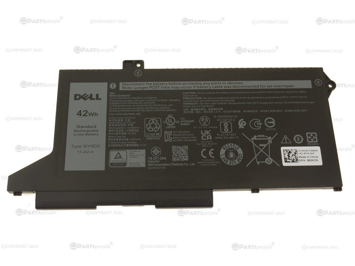 Batería Notebook 11,4V- 42Wh 3 Celdas Lattitude 5420-5520