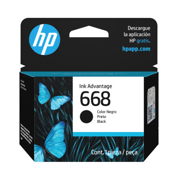 HP 668 Negro Original Ink Advantage Cart