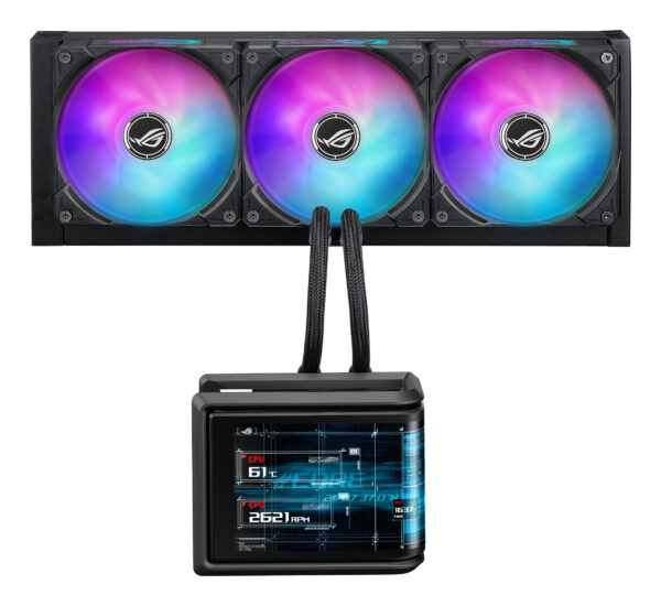 ASUS ROG Ryuo IV SLC 360 ARGB Procesador Sistema de refrigeración líquida todo en uno 12 cm Negro